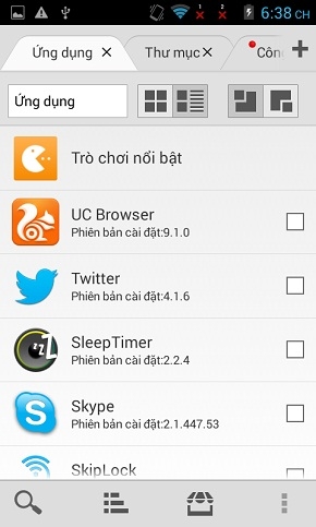 Sao lưu ứng dụng Android cho Galaxy A3