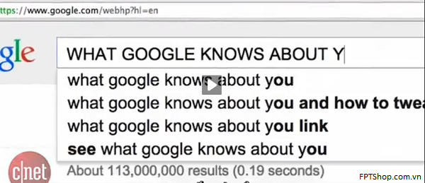 google biết gì về bạn