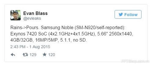 Màn hình 2K, máy ảnh 16MP và pin dung lượng chỉ 3.000 mAh