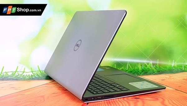 Dell N5548/i5-5200U có thiết kế mượt mà với chất liệu hợp kim nhôm