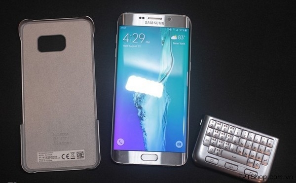 Galaxy S6 Edge Plus đi kèm một phụ kiện rời độc đáo là chiếc bàn phím qwerty