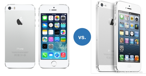 iPhone 5s so với iPhone 5 không thay đổi nhiều nhưng mang tính đột phá
