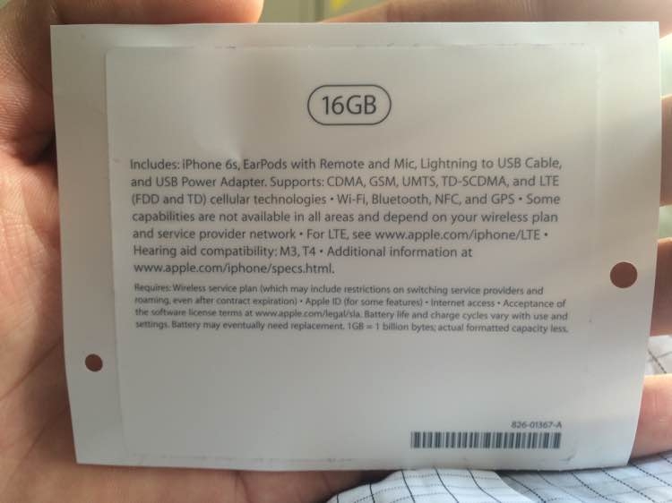 iPhone 6s