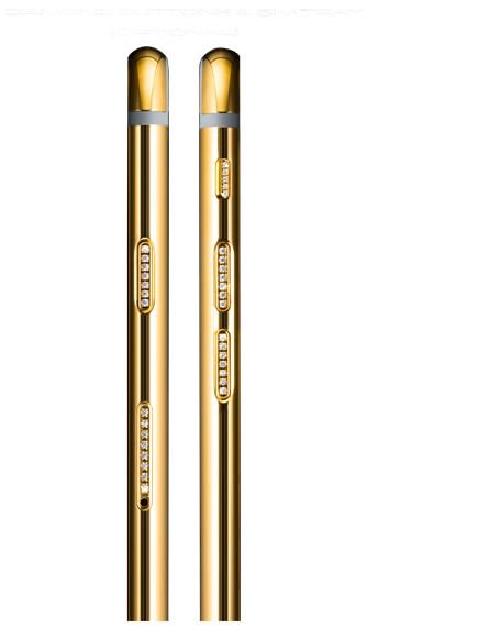 Cạnh bên của iphone 6s mạ vàng (Ảnh Cnet)