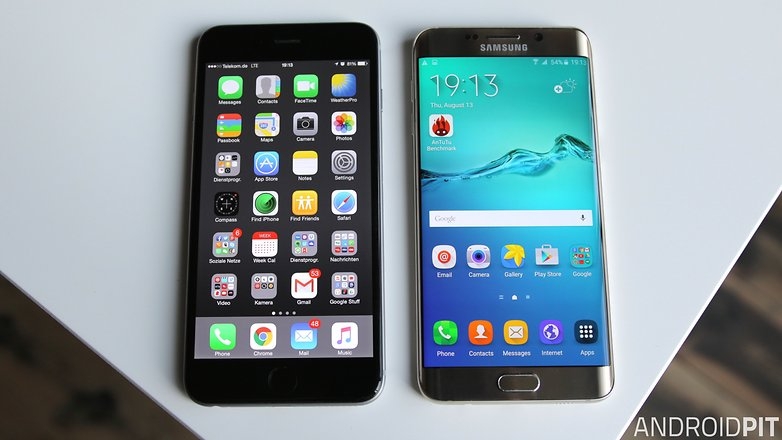 so sánh iphone 6s và galaxy S6 2