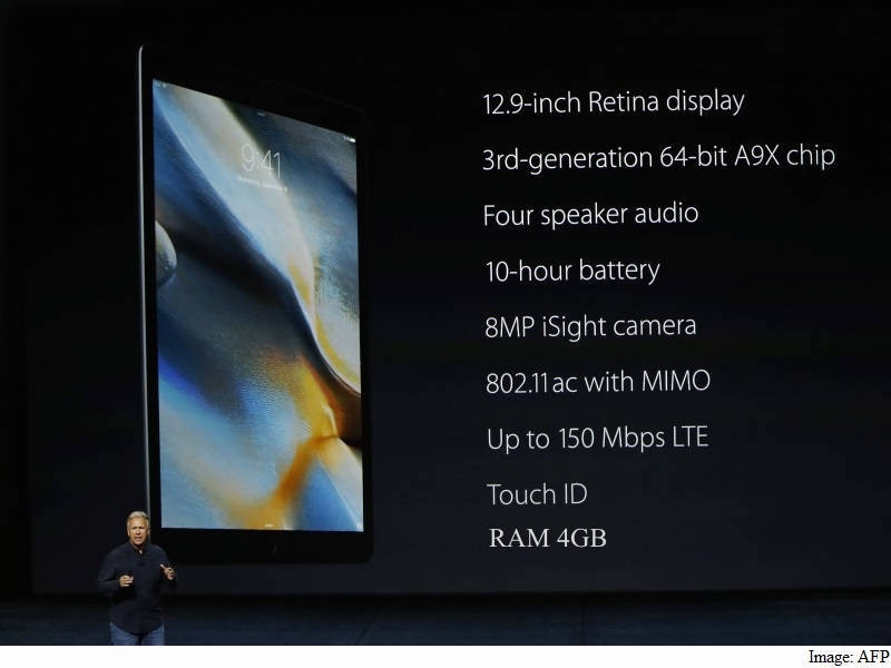 dung lượng ram của iPad Pro