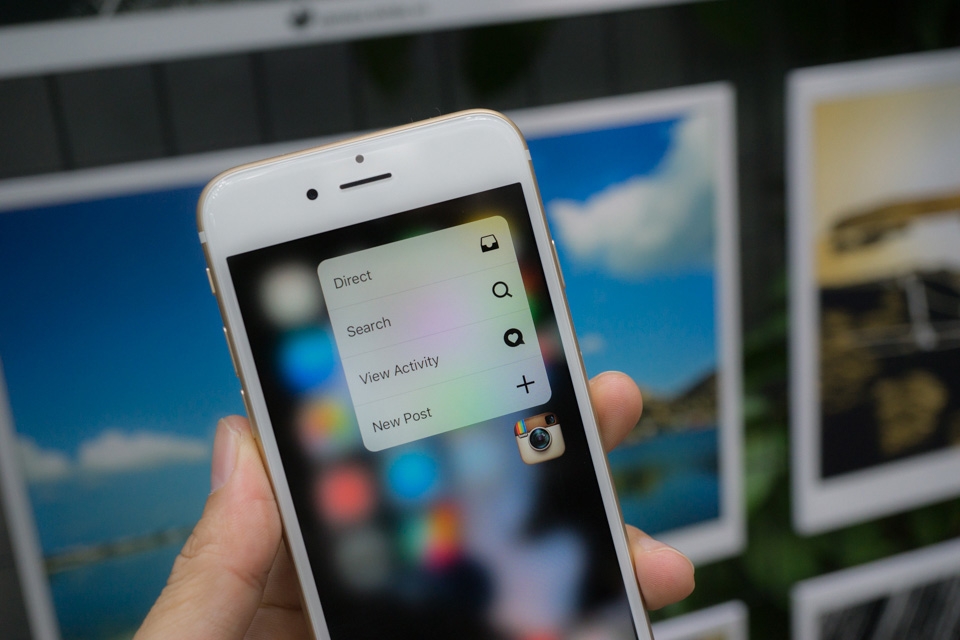 Công nghệ 3D Touch trên Instagram