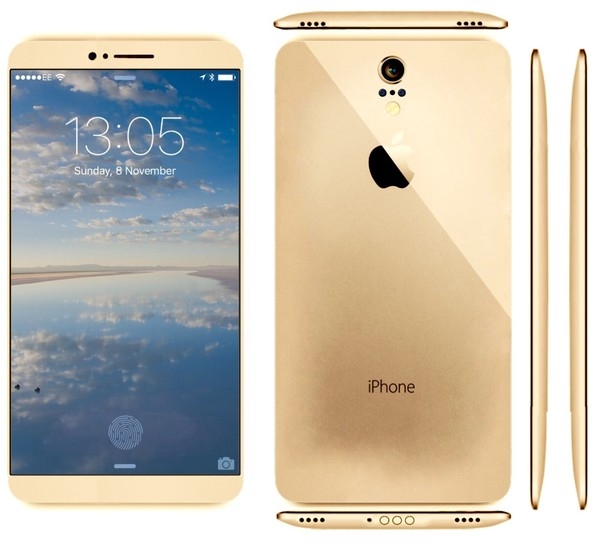 Chiêm ngưỡng ảnh concept iPhone 7 tuyệt đẹp với mặt lưng cong 3