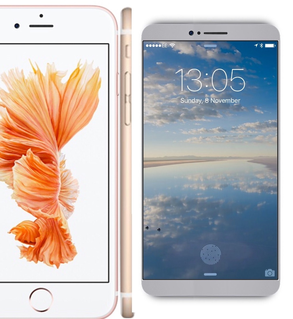 Chiêm ngưỡng ảnh concept iPhone 7 tuyệt đẹp với mặt lưng cong