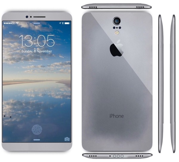 Chiêm ngưỡng ảnh concept iPhone 7 tuyệt đẹp với mặt lưng cong 1