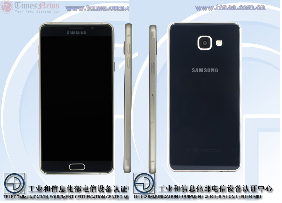 Rò rỉ thiết kế chính thức của Samsung Galaxy A7 phiên bản 2016