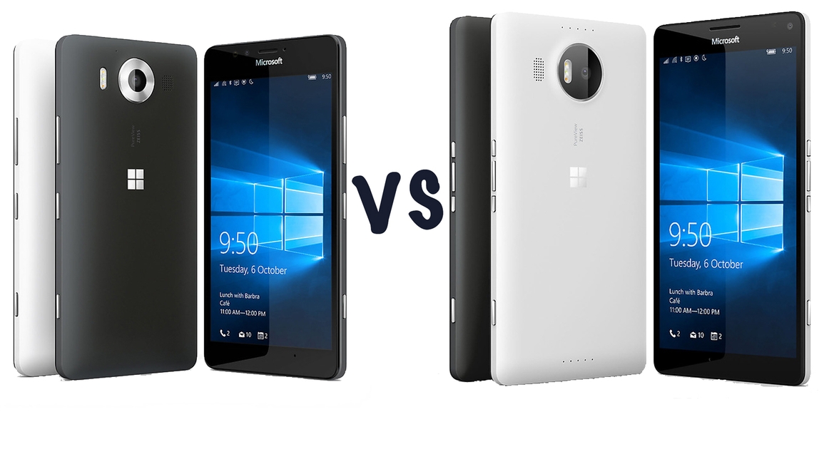 So sánh Lumia 950 và Lumia 950 XL trên mọi phương diện