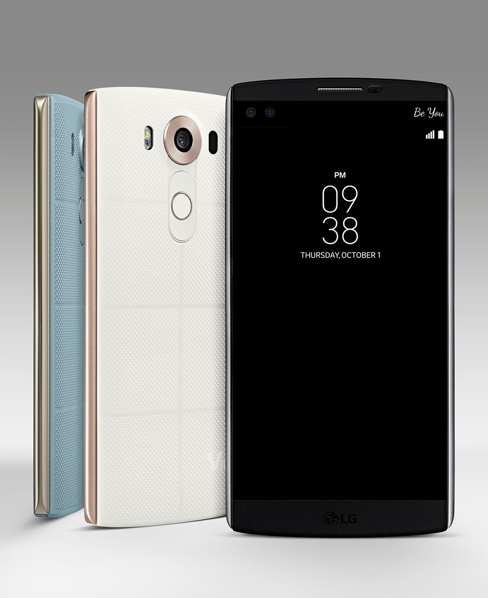 LG V10 ra mắt với 2 màn hình, camera selfie kép và RAM 4GB 1