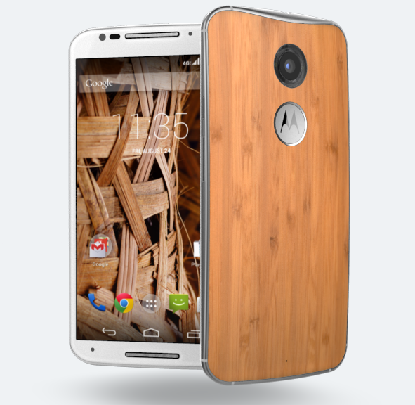 Motorola Moto X – smartphone mạnh mẽ với thiết kế mặt lưng gỗ độc đáo