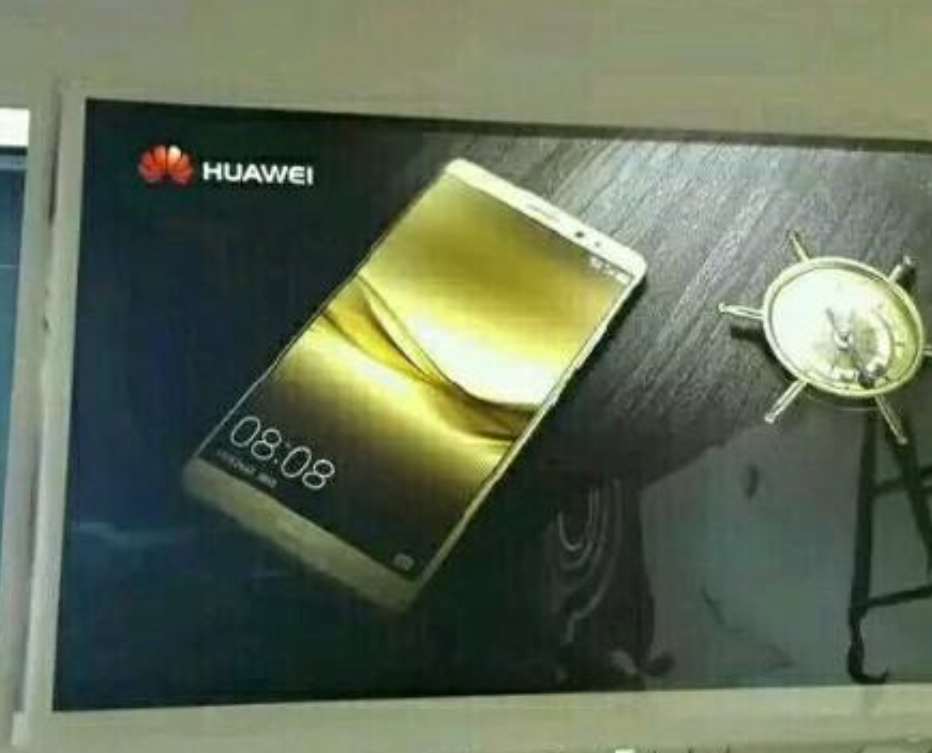Poster quảng cáo làm rò rỉ thiết kế thực tế của Huawei Mate 8