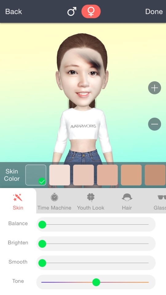 Scan ảnh của bạn vào ứng dụng My Idol 3