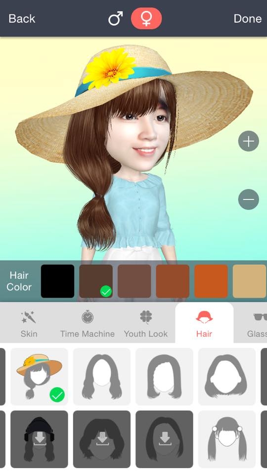 Thay trang phục cho nhân vật trong My Idol