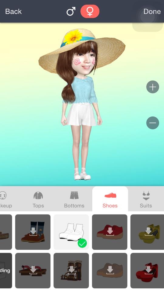 Thay trang phục cho nhân vật trong My Idol 2
