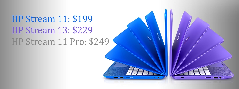 HP nâng cấp Stream 11/13, ra thêm bản Stream 11 Pro
