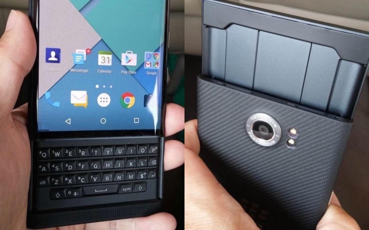 Điện thoại Blackberry priv chạy android đầu tiên của hãng