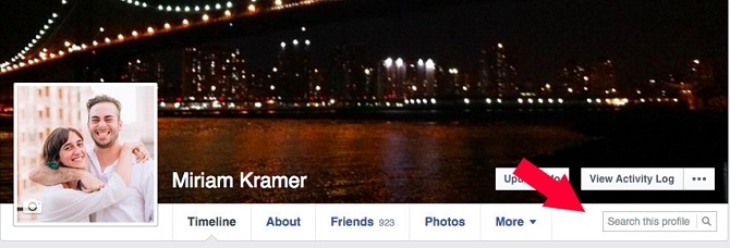 Tính năng tìm kiếm trên Timeline Facebook giao diện Desktop