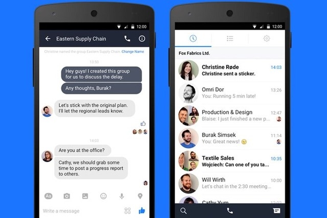 Facebook ra mắt Work Chat