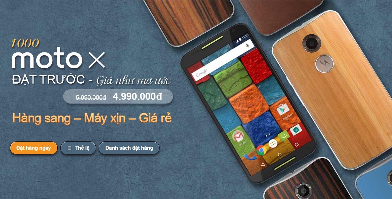 Motorola giới thiệu 5 smartphone mới tại Việt Nam