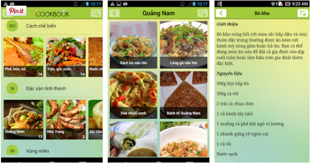 Ứng dụng nấu ăn ngon mỗi ngày