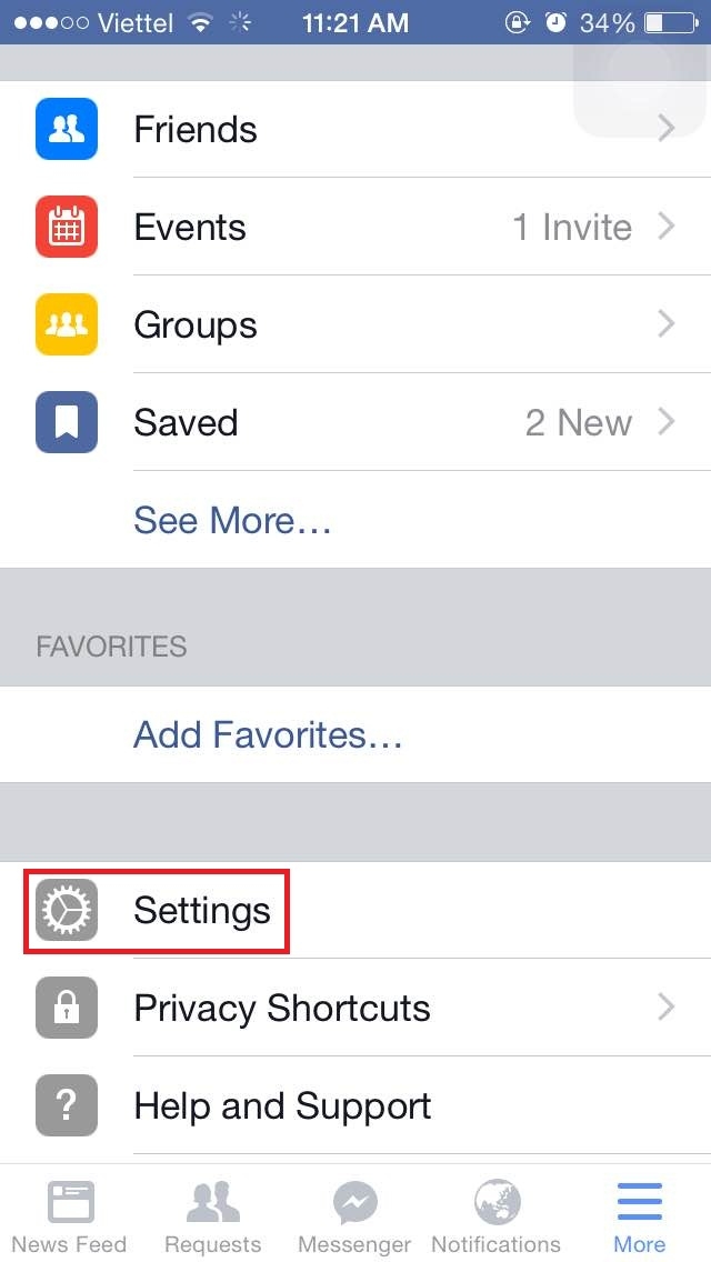 Setting - Thiết lập