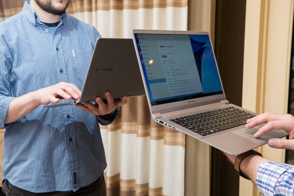 Thiết kế mỏng nhẹ của Laptop Samsung Notebook 9
