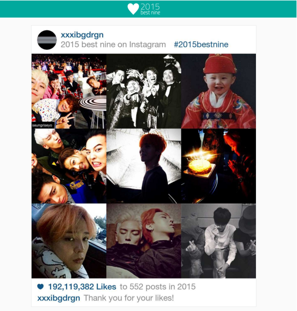 Sử dụng 2015bestnine cho người bạn yêu thích