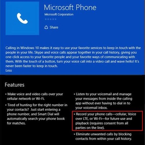 ghi âm cuộc gọi bằng Lumia 950 XL chạy Windows 10 - 1