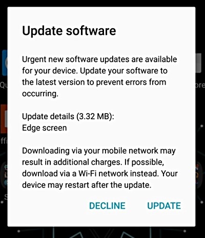 Galaxy S7 edge nhận được bản cập nhật phần mềm khẩn cấp 2