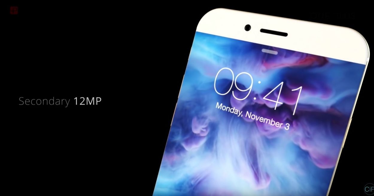 Mãn nhãn với ý tưởng “siêu điện thoại” iPhone 7 Pro cực mỏng, màn hình 4K 3