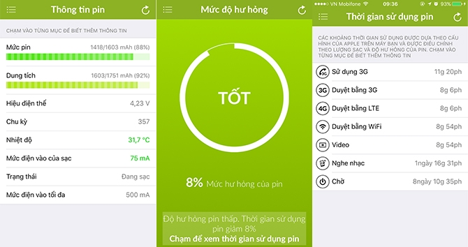 Mẹo kiểm tra pin iPhone, Android cực kì đơn giản và chính xác 2