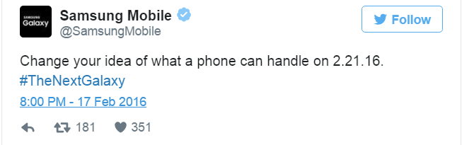 Samsung xác nhận khả năng chống nước của Galaxy S7