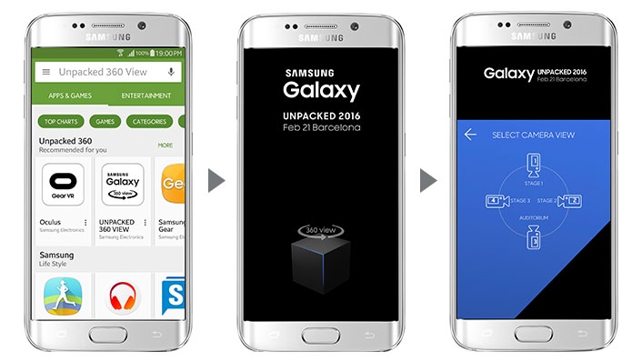 Xem trực tiếp lễ ra mắt Galaxy S7 bằng ứng dụng của Samsung