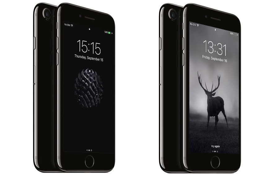 14 hình nền đẹp đến khó tin của iPhone 7 Jet Black 1