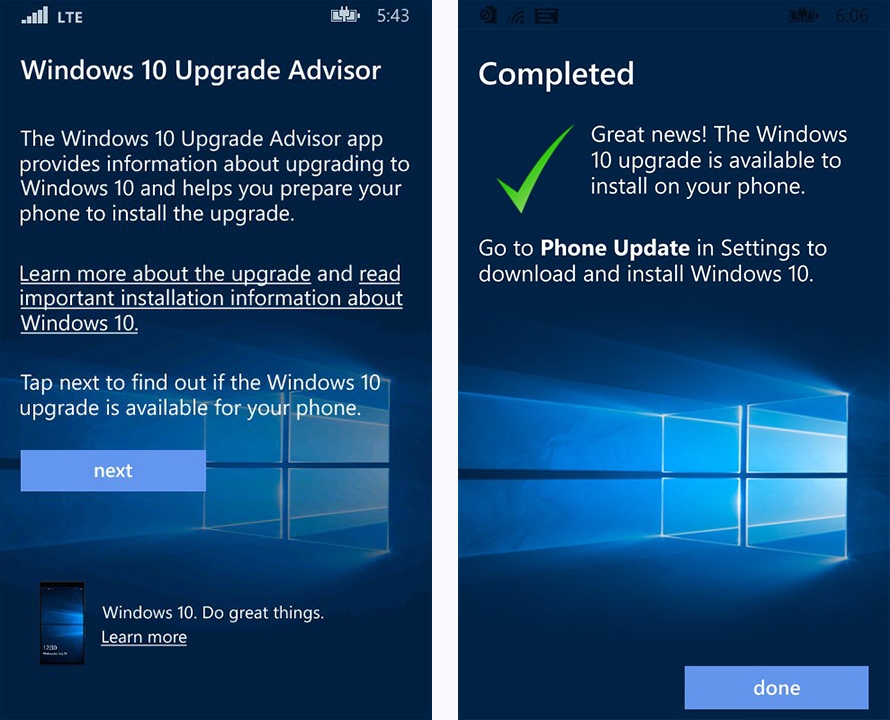 Ứng dụng Upgrade Advisor hỗ trợ người dùng nâng cấp Windows 10