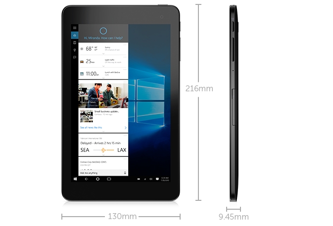 Dell Venue Pro 8 Tablet chạy Windows 10 đã được bán ra tại Mỹ