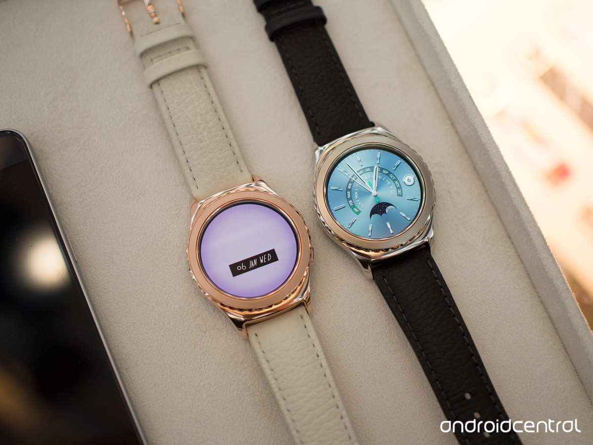 Samsung Gear S2 vàng hồng 18k
