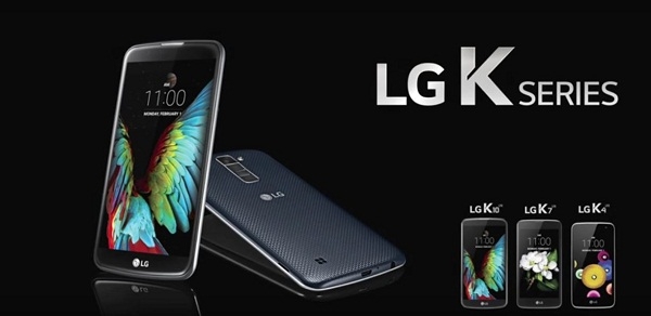 LG K4 gia nhập K-series cùng với K7 và K10