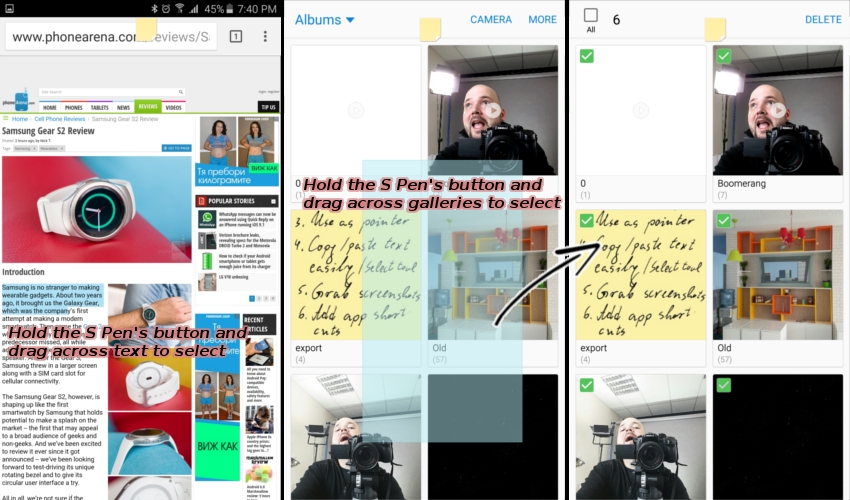 9 tính năng “vi diệu” của S Pen trên Galaxy Note 7 4