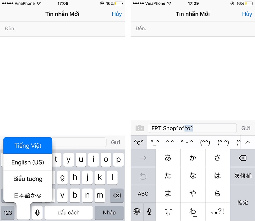 Cách bật bàn phím emoticon ẩn trên iPhone/iPad