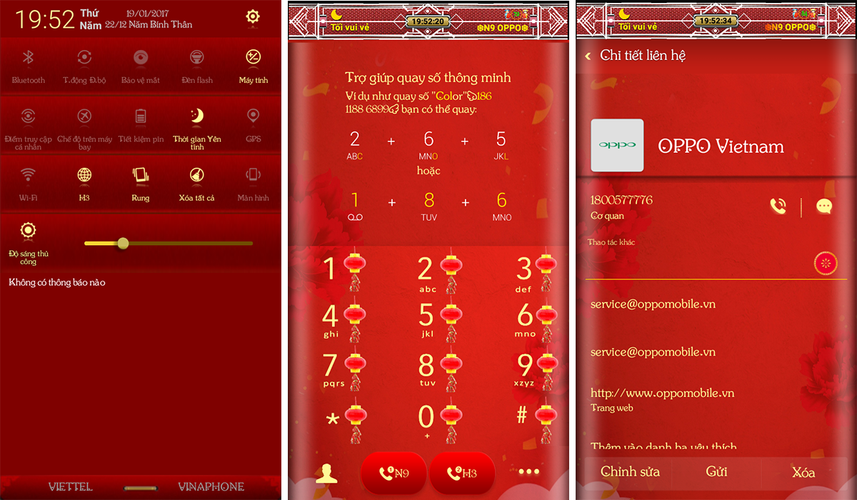 Cài đặt theme Tết Đinh Dậu 2017 độc quyền của OPPO Cài đặt theme Tết Đinh Dậu 2017 độc quyền của OPPO