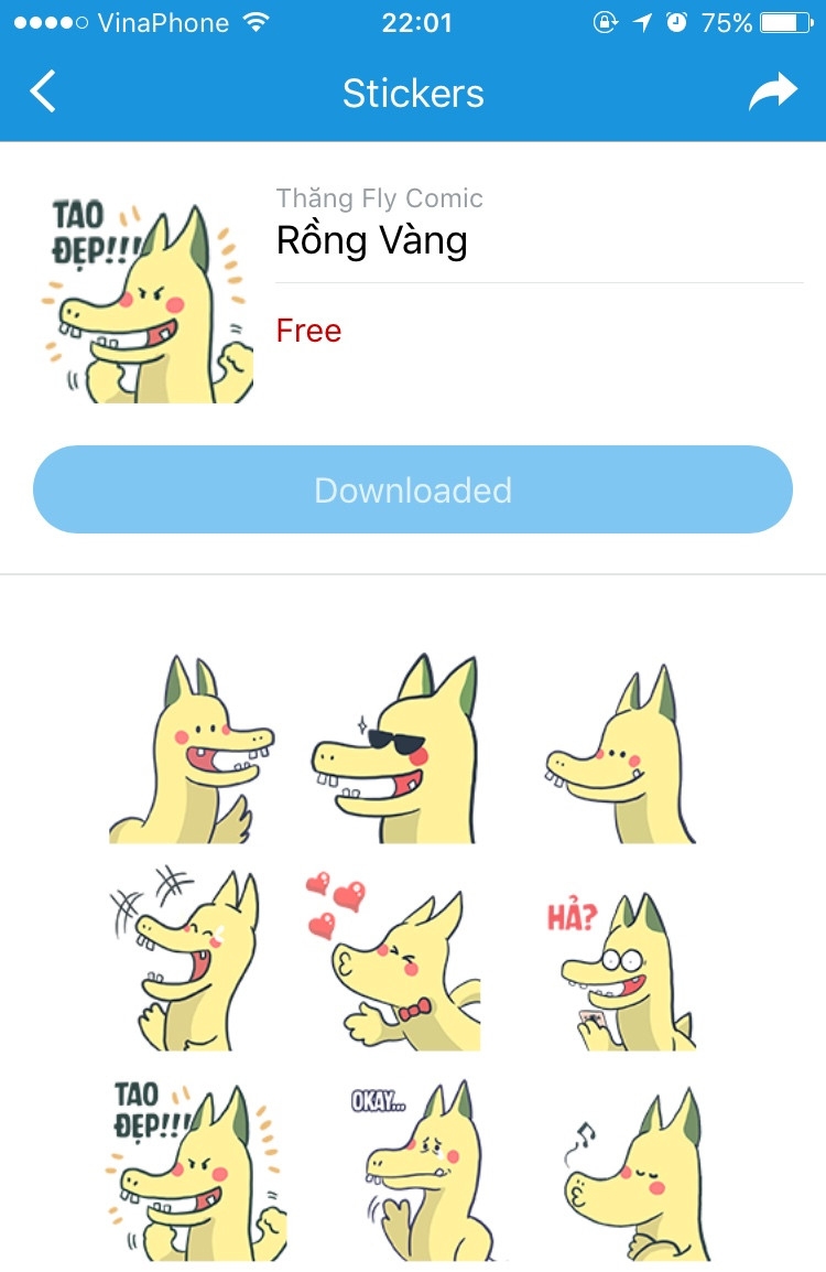 Cập nhật ngay sticker rồng Pikachu trên Zalo