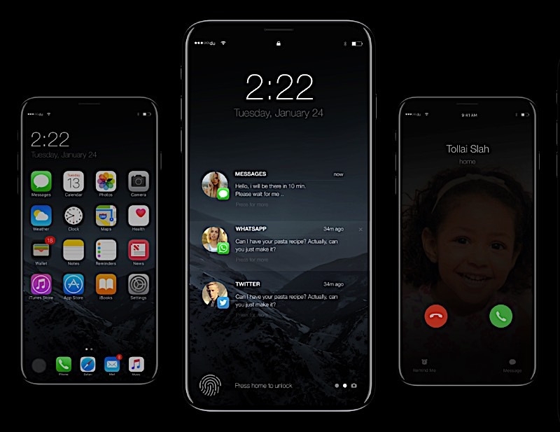 Concept iPhone 8 chi tiết nhất từ trước đến nay