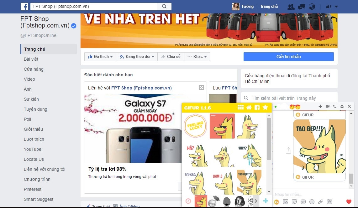 Mẹo cài bộ ảnh icon Rồng Pikachu để chat trên Facebook