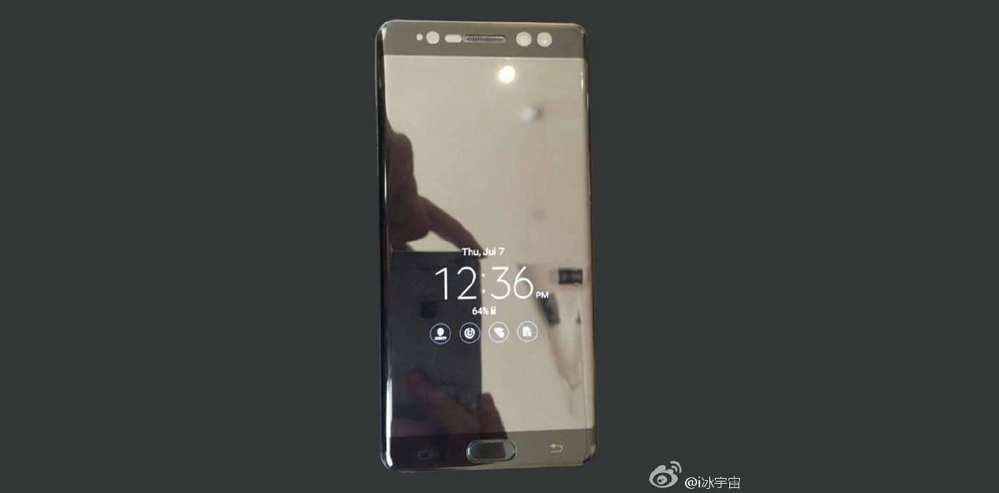 Ảnh rò rỉ Galaxy Note 7 cho thấy chức năng Always On