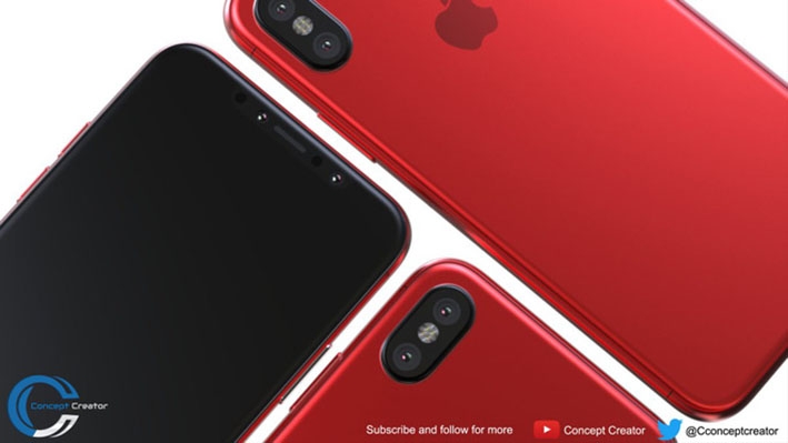 Lộ diện hình ảnh iPhone 8 đỏ rực đẹp mê người 2